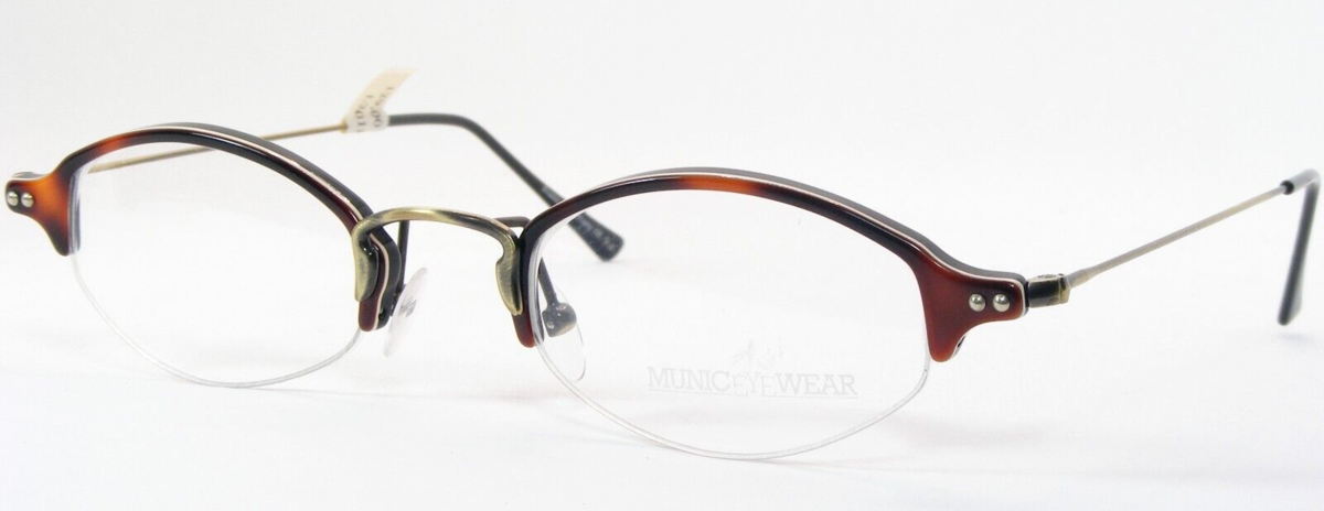 Vintage Munic Brille M 81 94 Schildplatt/Tönend Brille Rahmen 45-15/18-1... - $86.09
