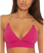 MSRP $78 Becca Wrap-Around Reversible Halter Raspberry Kiwi Pink Size Small - €30,51 EUR