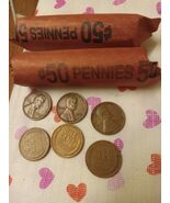 Unsearched Wheat Penny Roll  - $15.00