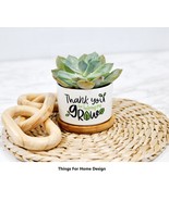 Flower Plant Pot, Teacher Gift, Thank You For Helping Me Grow, Plant Lov... - $41.18 CAD