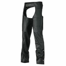 Leather Chaps Classic Biker Chaps Motorcycle Apparel by Vance Leather - £49.55 GBP+