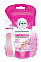 Veet Hair Removal Cream In Shower For Normal Moisturise Skin 6 Pcs X 150ML - £52.26 GBP