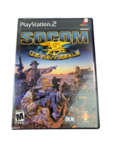 Socom US Navy Seale Sony Playstation 2 PS2 2002 Video Game Complete - £6.25 GBP