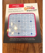 Playtex Baby DIAPER GENIE Expressions Designer Fabric Cover Sleeve Blue ... - €11,07 EUR