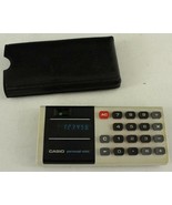 VINTAGE Casio Personal Mini Calculator Blue Display Battery Operated WORKS - £14.03 GBP