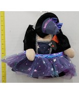 Fang-Tastic Pet Apparel Witch Halloween Dog Costume purple Size M back 14&quot; - $26.38 CAD