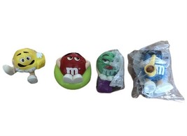 M&amp;M Candy Plastic Figurines - SET of 4 - Burger King Toy - Candy Dispensers - $215.66 MXN
