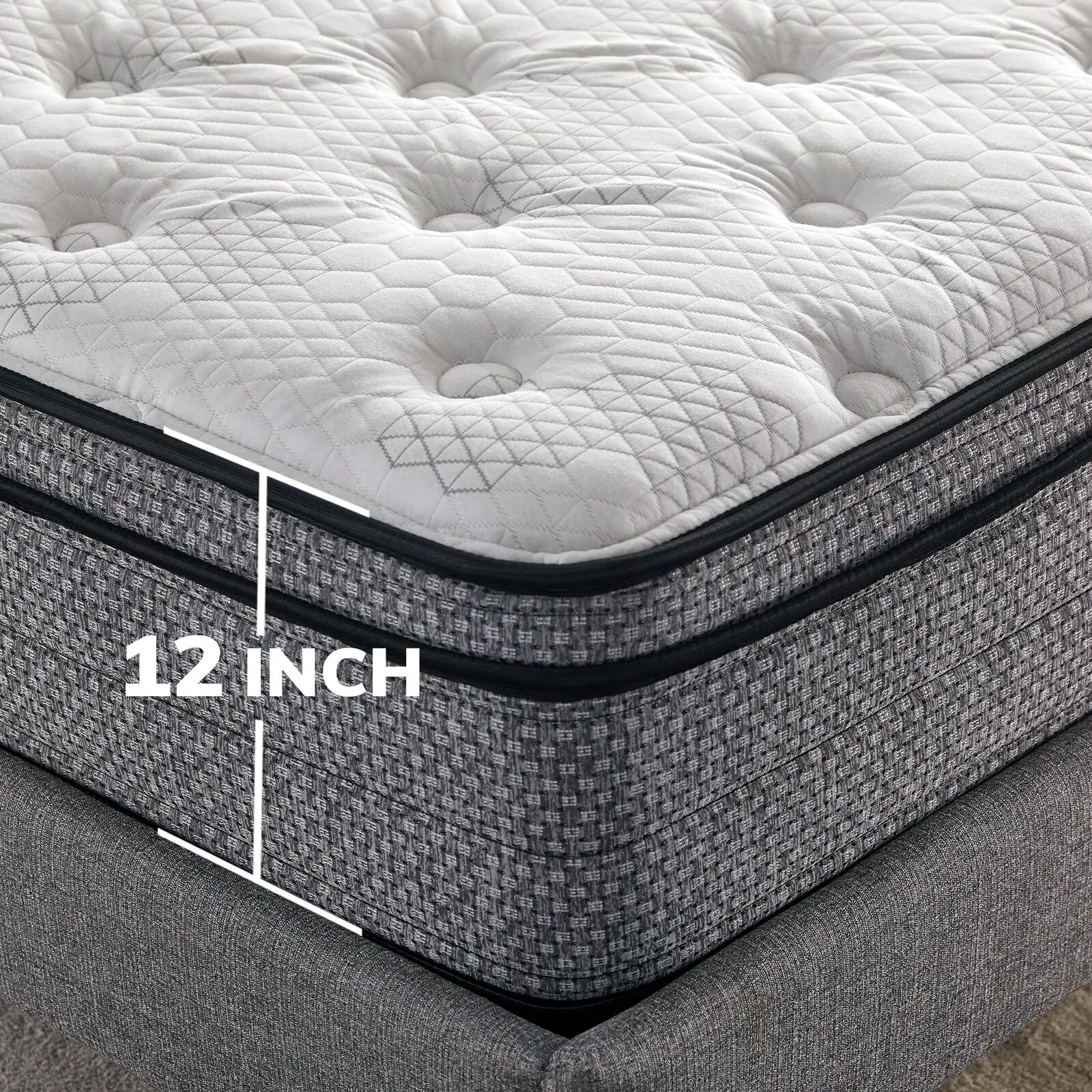 Cheap Living room gel memory foam pocket spring polyurethane foam mattress - £621.76 GBP