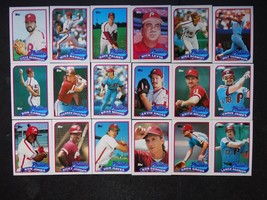 1989 Topps Philadelphia Phillies Team Set of 28 Baseball Cards - £6.39 GBP