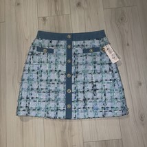 Nanette Lepore Tweed Skirt Old Money Preppy SZ S NEW - $1,647.13 MXN