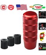 3.78&quot; Aluminum Shifter Knob - Red Weighted Gear Shift for Manual Cars - $31.87 CAD