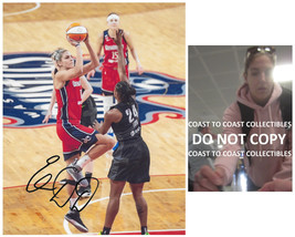 Elena Delle Donne signed Washington Mystics Basketball 8x10 photo COA pr... - £62.56 GBP