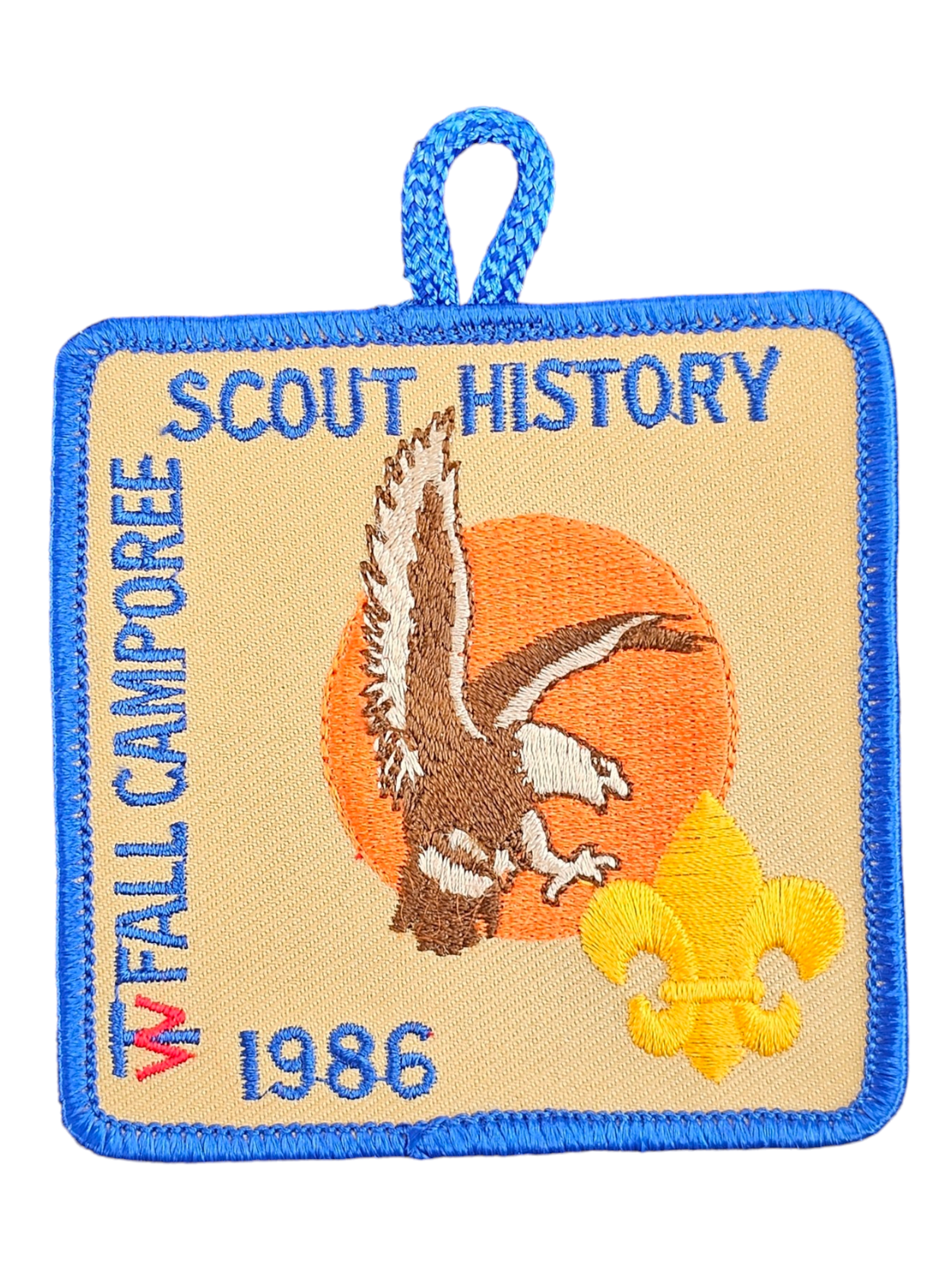 1986 Fall Camporee BSA Boy Scout Patch Scout History - $5.89