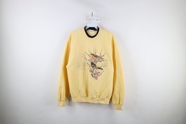Vintage 90s Country Primitive Womens Medium Thrashed Birds Crewneck Swea... - $553.92 MXN
