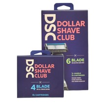 Dollar Shave Club Razor and Blades Cartridges 1 Razor Handle  6 Blade Cartridges - £14.05 GBP