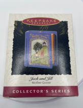 Hallmark Keepsake Christmas Ornament Jack &amp; Jill Mother Goose Book Vintage 1995 - £6.04 GBP