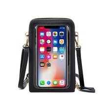 Universal Touch Screen Shoulder Bag 3 Layers Phone Wallet Female Small Messenger - £23.43 GBP
