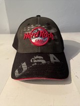 Hard Rock Cafe Las Vegas Nevada USA Cap Hat Embroidered Black OSFM. Adju... - $19.24