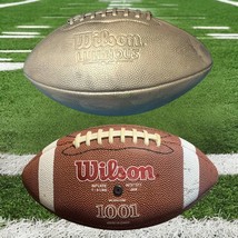 Wilson Luminous Football Junior Size and Wilson NCAA Football Junior Size - £11.85 GBP