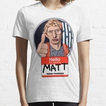  Hello My Name Is Matt White Women Classic T-Shirt - £12.97 GBP