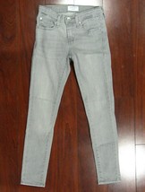 Levi&#39;s Denizen Super Skinny Girls Grey/Gray Stretch Jeans Size 8 - $19.99