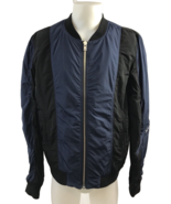 BLK DNM Jacket 32, Blue and Black Flight Bomber, Men&#39;s Size XL, NWT - $32.57 CAD