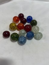 1 pound Lot Cats Eye Marbles Red Blue Green Yellow Marble Lot - £11.43 GBP