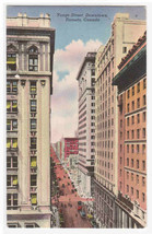 Yonge Street Toronto Canada 1951 postcard - $5.45
