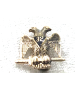 10k 32nd Degree Masonic Pin Circa 1910 Enamelled Fraternal Jewelry Antiq... - $130.25 CAD