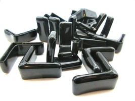 2” X 2&quot; Angle Iron Vinyl End Caps  Fits 1/8&quot; Thick Metal  Various Package Sizes - £9.27 GBP+