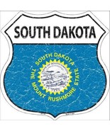 South Dakota State Flag Highway Shield Metal Sign HS-149 - $38.22 CAD