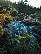 1950 Helen Hunt Falls Cheyenne Canyon Park Colorado Red-Border Kodachrome Slide - £4.35 GBP