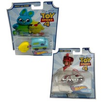Disney Pixar Toy Story 4 Hot Wheels Character Cars Ducky &amp; Bunny And Duk... - $9.49