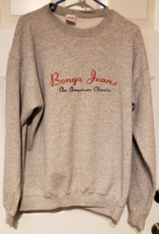 1980s Vintage Bongo Jeans  Sweatshirt Woman&#39;s Size L Made in the USA - £13.15 GBP