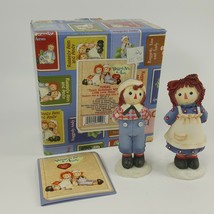 Raggedy Ann & Andy Touch Somebody w/ Love Today Figures Enesco 709085 PDH1R - $24.95