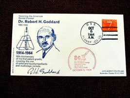 DR. ROBERT H. GODDARD ROCKET PIONEER AUTOPEN VINTAGE 1964 COVER ENVELOPE  - £55.26 GBP