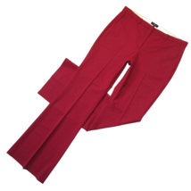 NWT THEORY Demitria in Crimson Melange Red Traceable Wool Trouser Pants 12 x 35 - £77.84 GBP