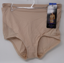 BALI Shaping Brief Panty Seamless Firm Control Tummy Panel XL Beige Lot ... - $27.68