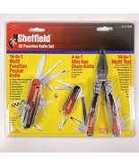 Sheffield 32 Function Stainless Steel Knife Set 873-356 New - $21.77
