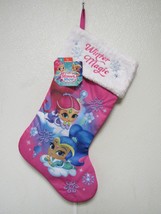 Nickelodeon Shimmer and Shine  18&quot;  Satin Christmas Holiday Stocking by Ruz - £16.07 GBP