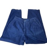 Women&#39;s Sport Timer Levi Strauss Pleated Front Side Pockets Blue Jeans S... - $14.88