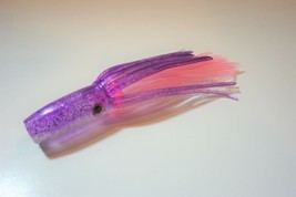 Big Game Fishing Trolling Lure Semi Soft Range 4.5&quot; Purple/Pink/White Pack of 5 - £22.63 GBP