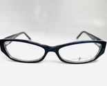 New Adin Thomas AT-248 C2 Dark Navy &amp; Marble Eyeglasses 53/15/135 - $39.55