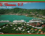 St. Thomas V.I. Harbor View Postcard PC545 - $4.99