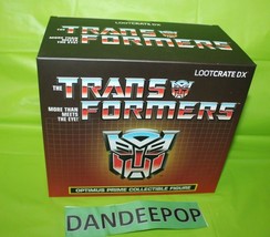 Loot Crate DX Transformers Optimus Prime Collectible Figure Toy Hasbro - £34.95 GBP