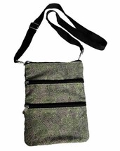 Yijan Aboriginal Crossbody Bag 3 Zipper Canvas Shoulder Adjustable Strap - £15.50 GBP
