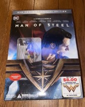 Man of Steel DVD &amp;  Wonder Woman Collectible Figure - RARE Special Edition - OOP - £29.82 GBP