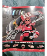 Greg Biffle Autographed photo NASCAR Grainger Busch Rookie of the year - £11.68 GBP