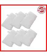 Luxury Cotton Bath Mitts - 6&quot; x 9&quot; Washcloths with Loop - Pack of 6 for ... - $655.29 MXN