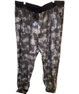 Three Dots Gray Camouflage Velour Jogger Women&#39;s Size XXL - £19.02 GBP